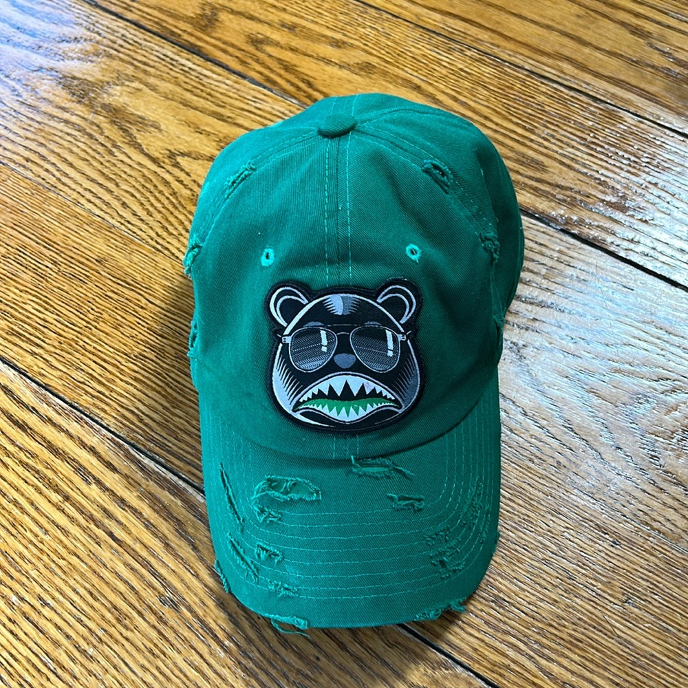 Unbranded Crazy BAWS style logo green cap. Great condition. One size.